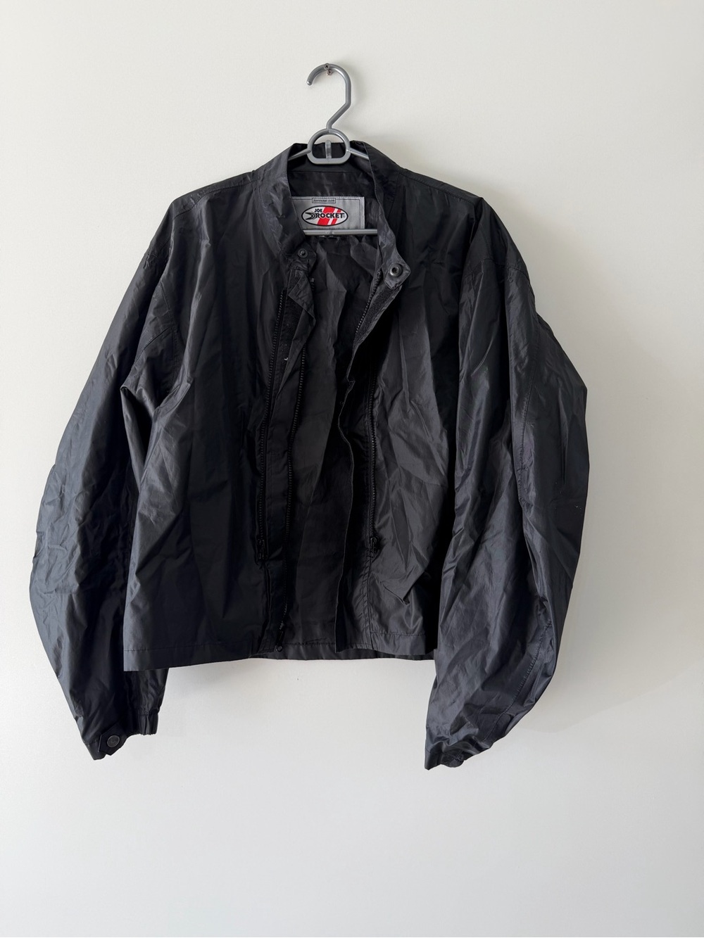 Joe Rocket Black Windbreaker Jacket